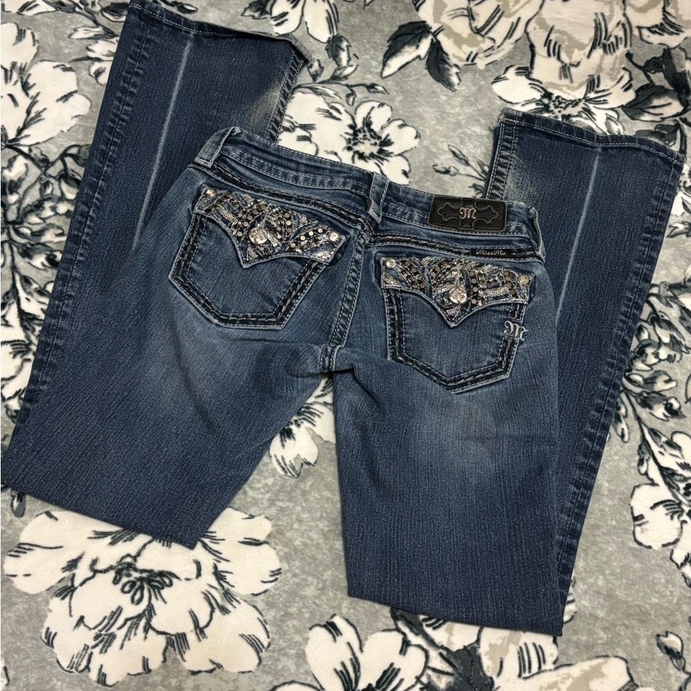 Miss Me Bedazzled Bootcut Jeans
